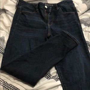 American eagle high rise dark wash jegging